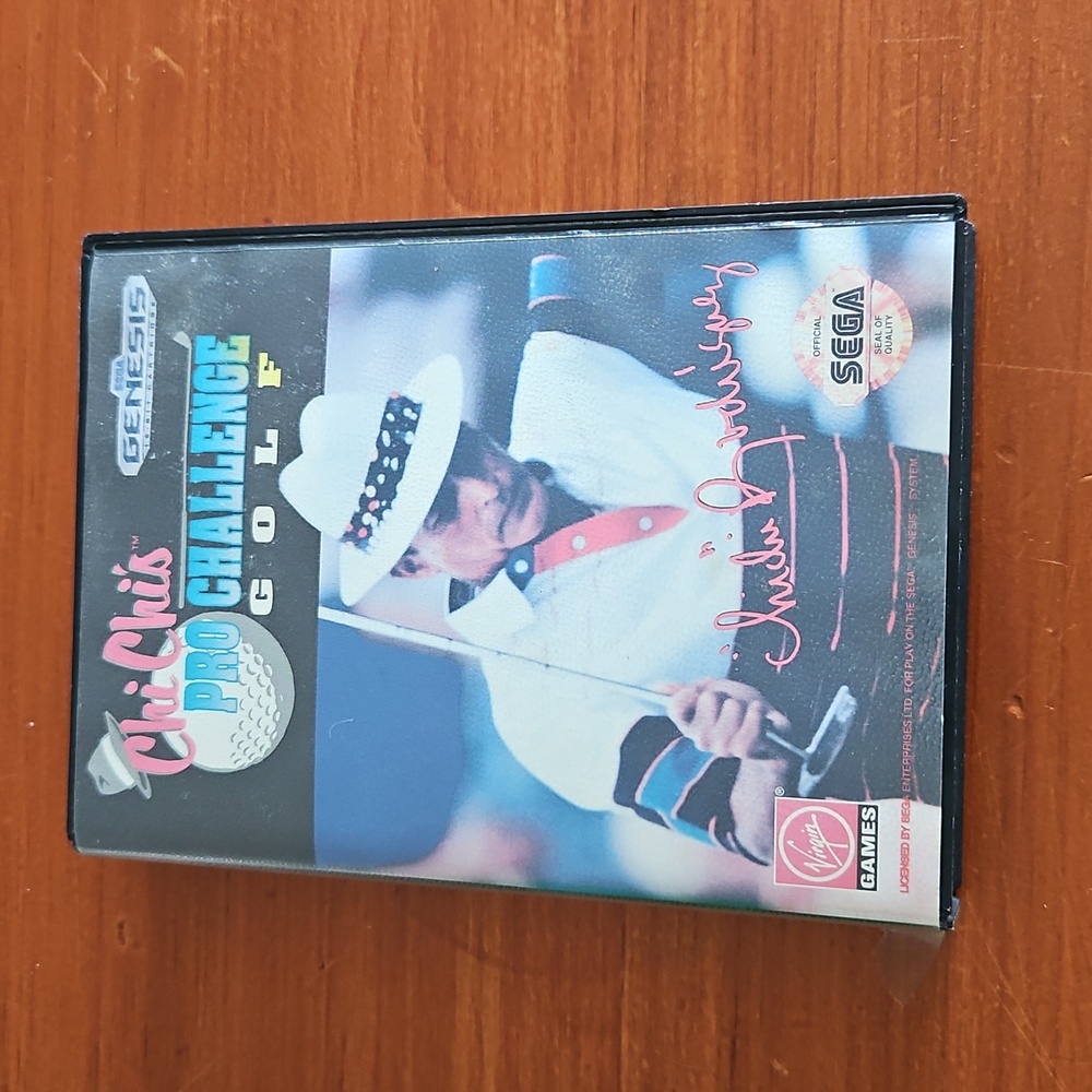 Sega Genesis Chi Chi's Pro Challenge golf‎ game 1993
